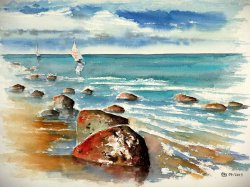 2009-04 steine am meer